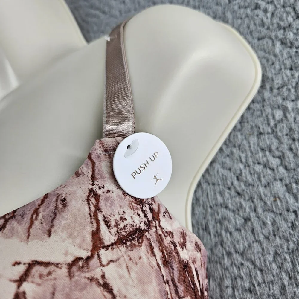Danskin Intimates Bra Womens 38DD Beige Underwire Push Up Back Smoothing_5